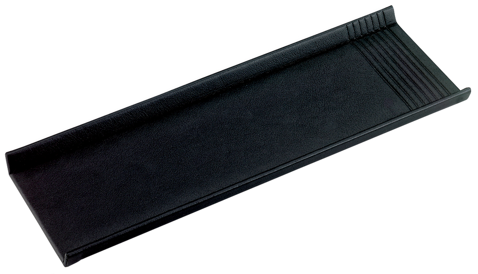 31076_La-Linea-Federschale Läufer Stifteschale LA LINEA, aus Leder, schwarz