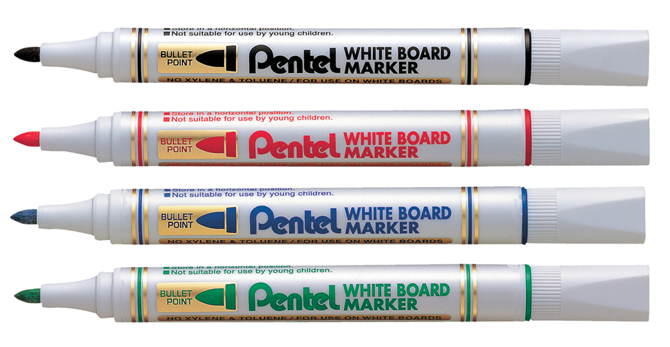 Pentel Whiteboard-Marker MW85, Rundspitze, grün