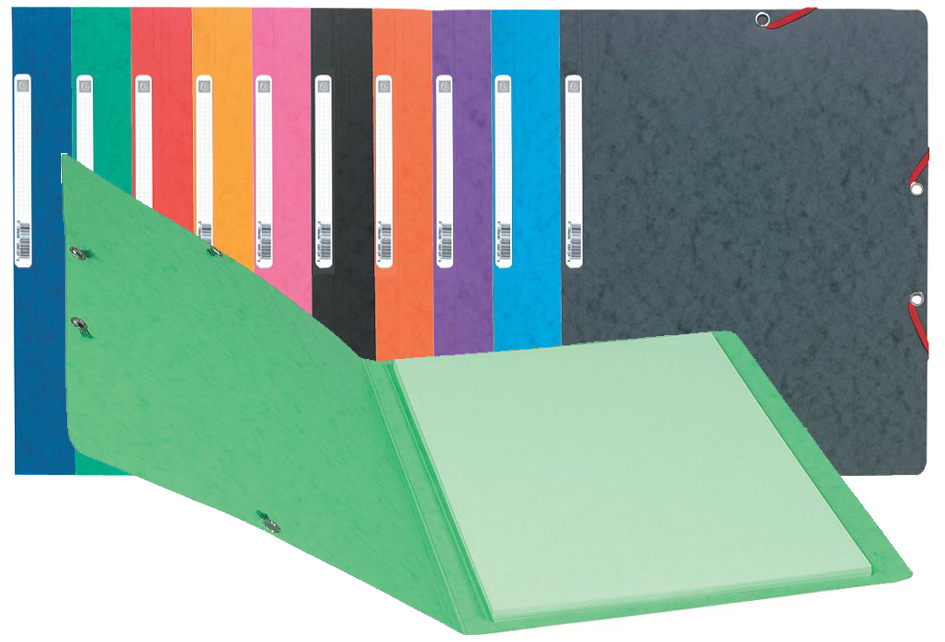 5569E58936f0999474 EXACOMPTA Eckspannermappe, DIN A4, Karton, schwarz