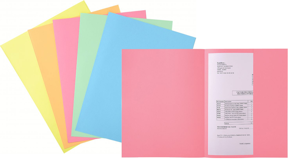 348000E_458932456ad3d8 EXACOMPTA Aktenmappe SUPER 180, DIN A4, farbig sortiert