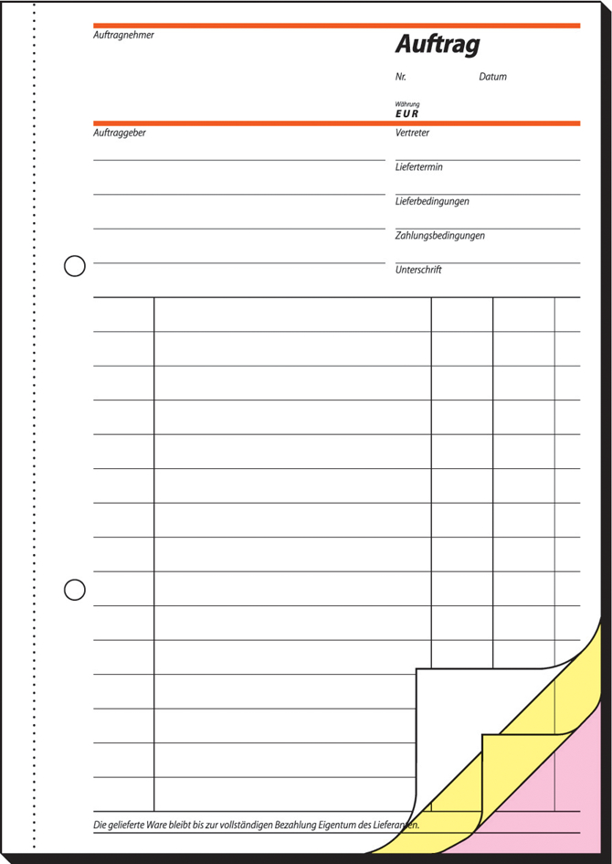 KSD00258936be4d2d58 sigel Formularbuch ´Rechnungs-/Waren-Eingang´, A4, 50 Blatt