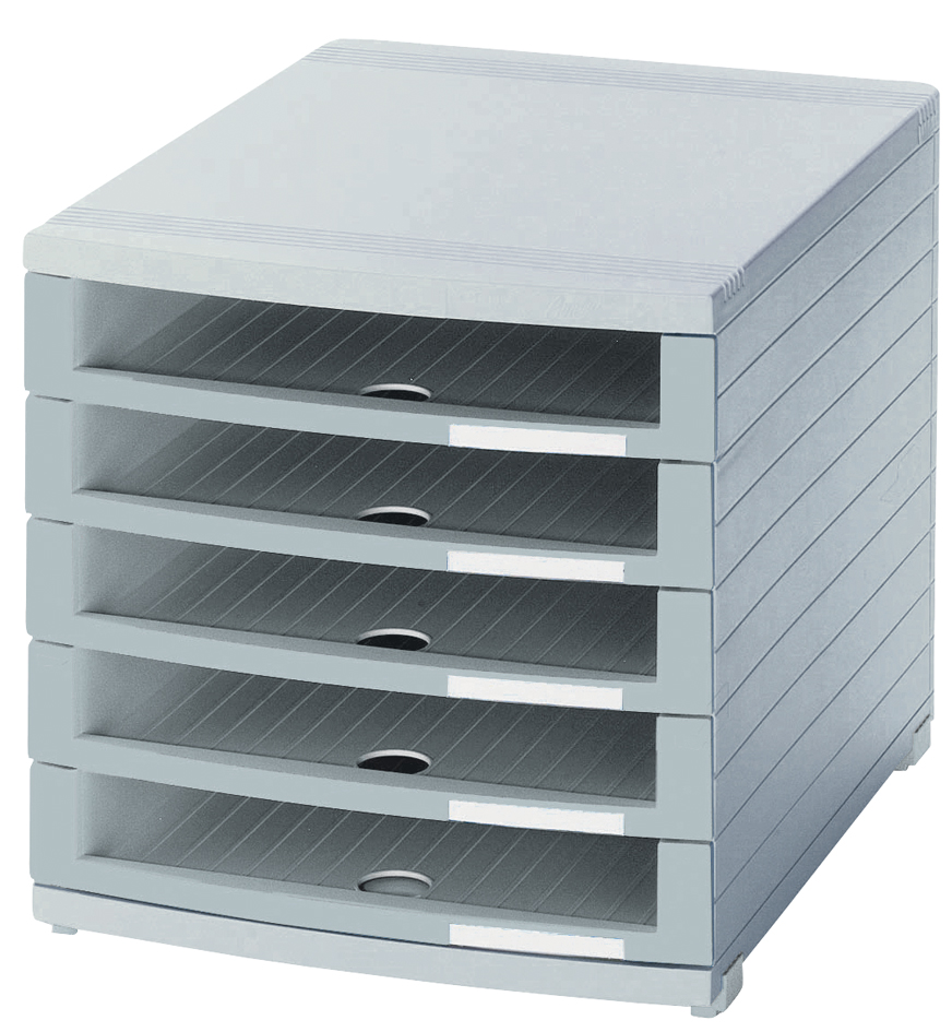 1505_0_11_neu589369ed8bf69 HAN Schubladenbox CONTUR, 5 offene Schübe, lichtgrau