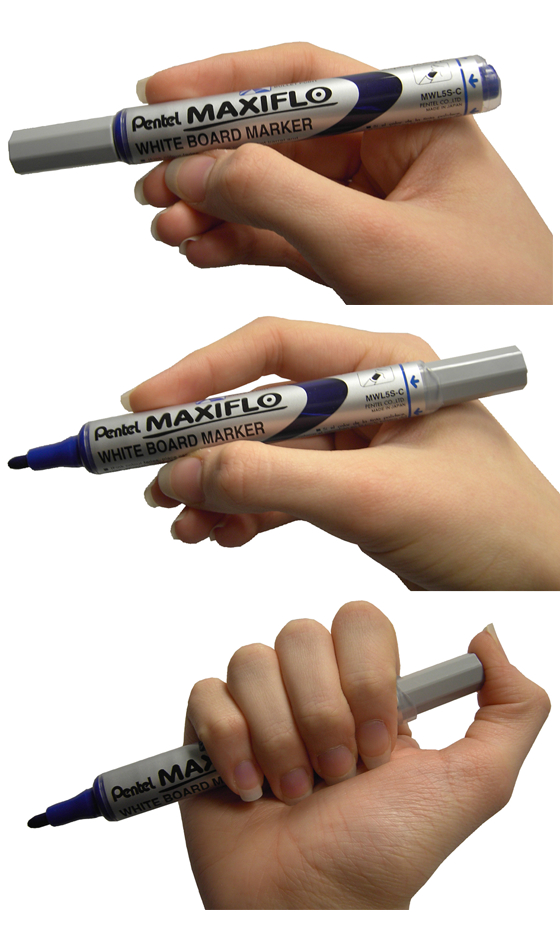 Maxiflo-Druckmechanik589327ba015e1 Pentel Whiteboard-Marker MAXIFLO MWL5S, grün