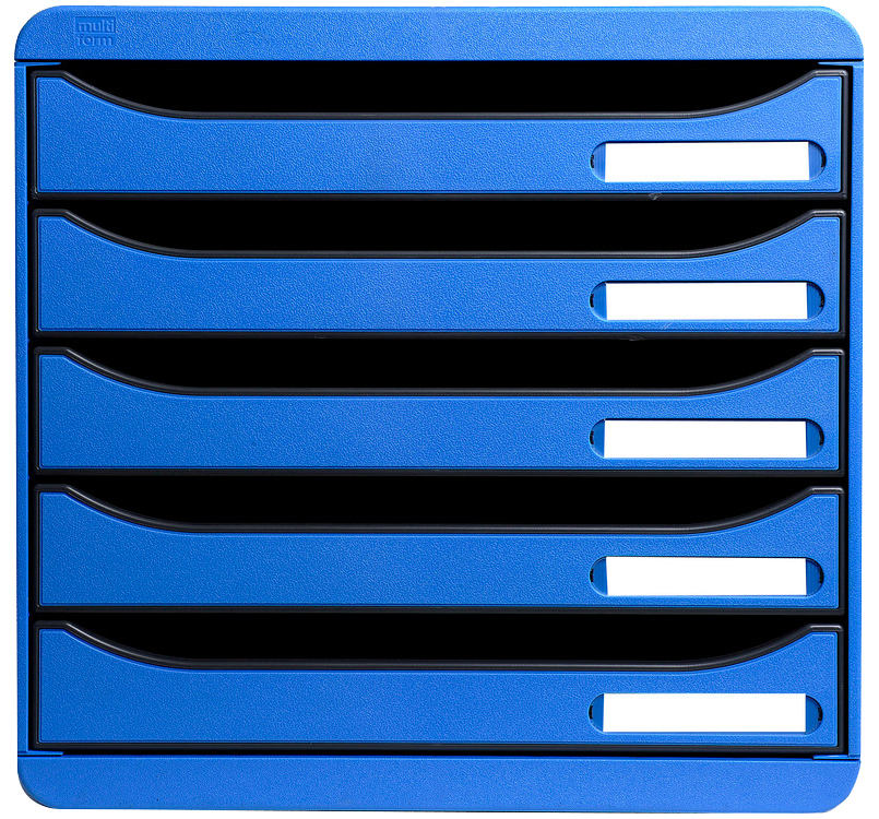 309779DhZRvO8u2axBKV EXACOMPTA Schubladenbox BIG-BOX PLUS, 5 Schübe, mandarine