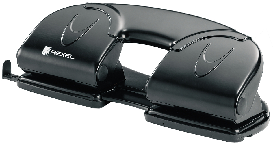 08309 Rexel Vierfachlocher V412, Stanzleistung: 12 Blatt, schwarz