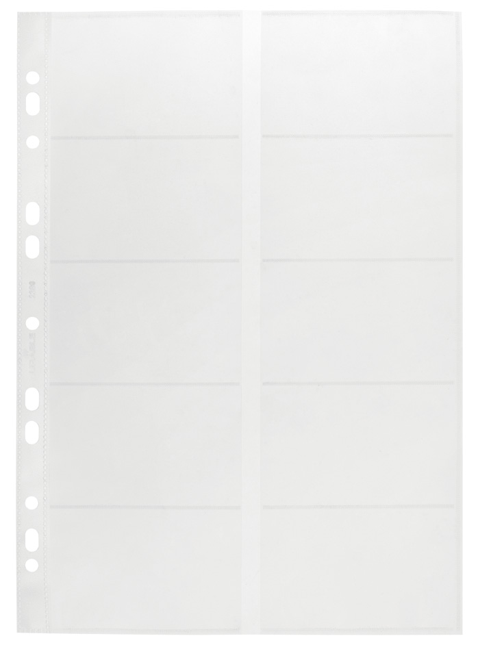 2389_19_GEN_C58b54c77e7139 DURABLE Visitenkarten-Hüllen, DIN A4, für 10 Visitenkarten