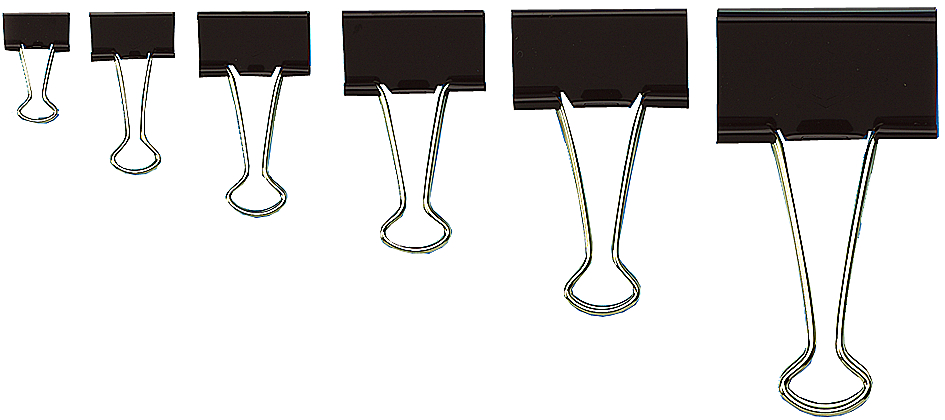 64_214_alle5893469a25b1e WEDO Foldback-Klammer, (B)19 mm, Klemmweite 7 mm, schwarz