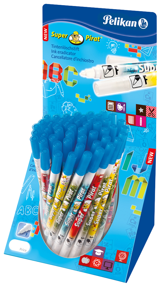 987016_02201458933c193204b Pelikan Tintenlöscher Super Pirat 850B, im Thekendisplay