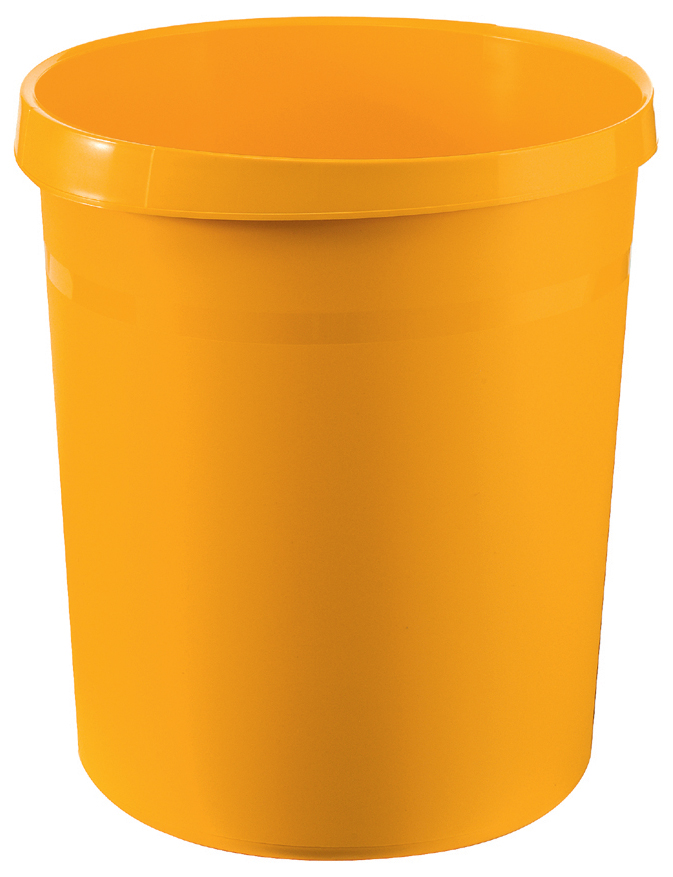 HAN Papierkorb GRIP, 18 Liter, rund, gelb