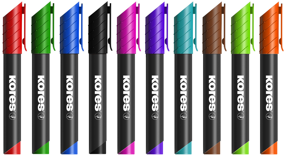 K-Marker_PermanentM0PQ94xm9roXc Kores Permanent-Marker ´K MARKER´, Rundspitze, pink