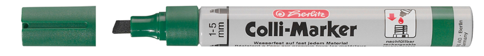 108453780001_1 herlitz Permanent-Marker ´Collimarker´, Keilspitze, schwarz