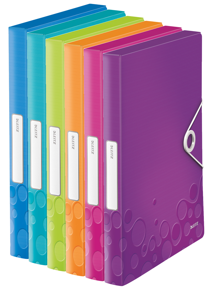 46290099t8kCXRnyCGqRR LEITZ Ablagebox WOW, DIN A4, PP, farbig sortiert