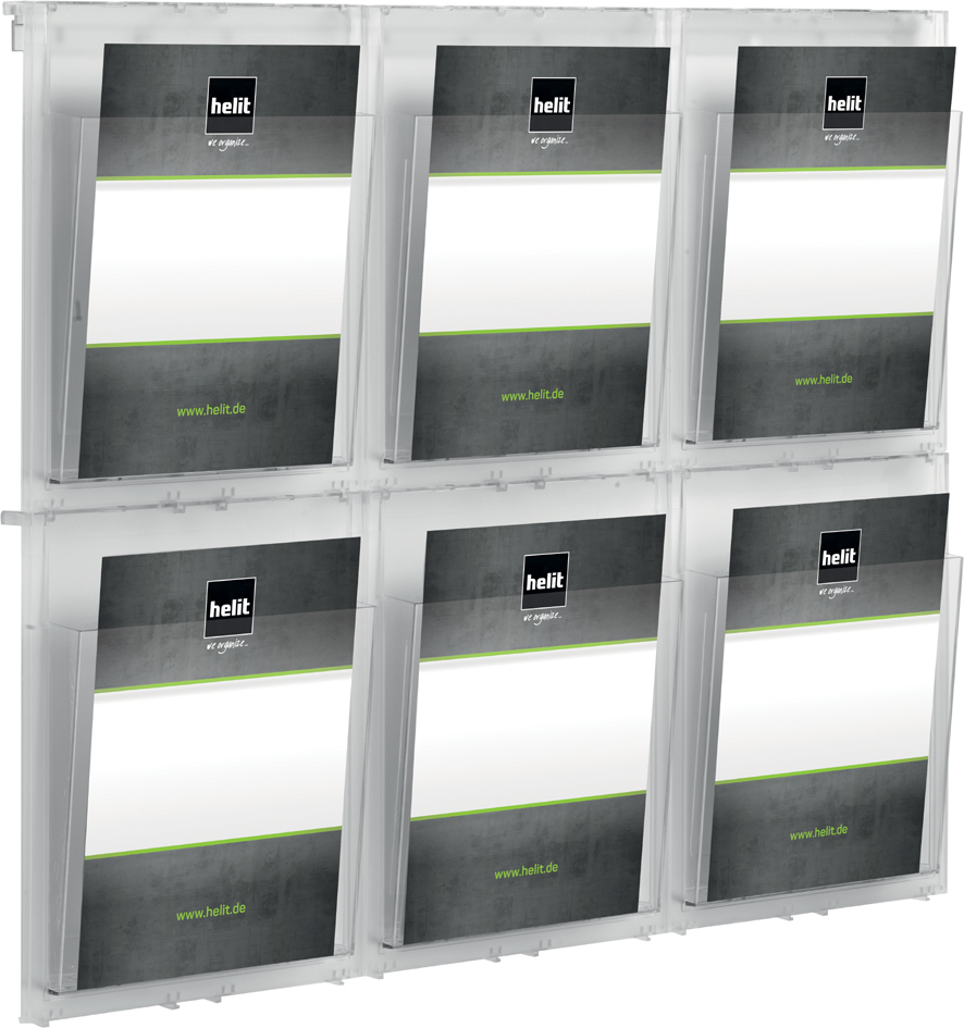 H68120_02_E_1_300aH5OtfOiVE22P helit Wanddisplay ´the placativ´, 9 x DIN A4 hoch, glasklar