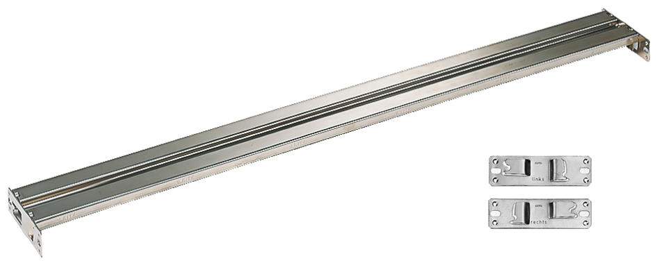 20100000 LEITZ Pendelstange, aus vernickeltem Metall, 1000 mm breit