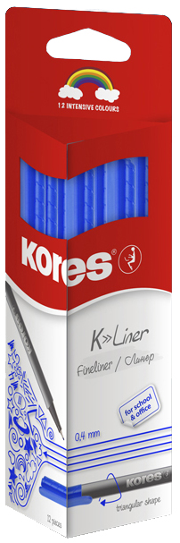 FL281025893359407422 Kores Fineliner ´K-Liner´, Strichstärke: 0,4 mm, schwarz