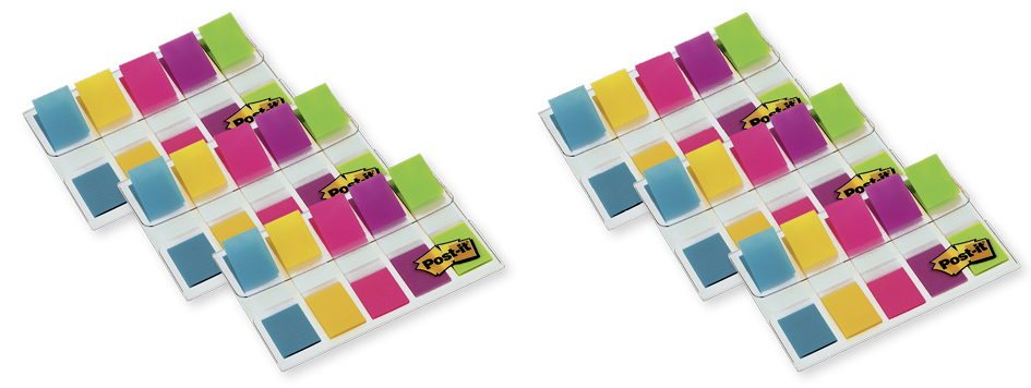 683-3-3_Postit_Index Post-it Haftmarker Index Mini, 11,9 x 43,2 mm, 5-farbig
