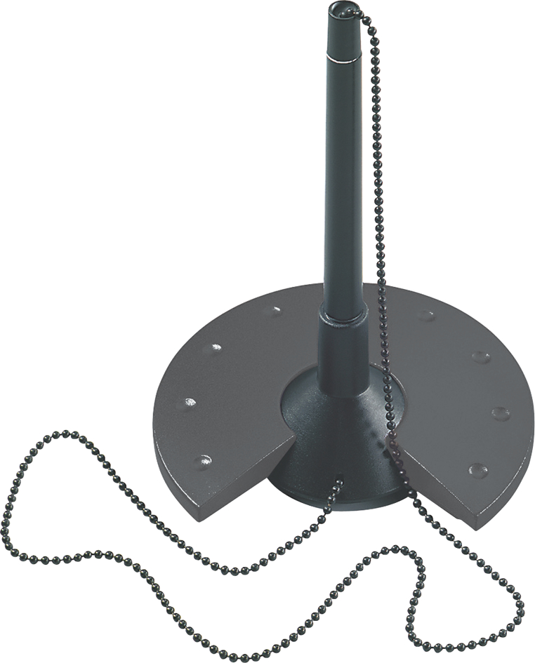 H63590_9558932b0d504a3 helit Kugelschreiber-Ständer, schwarz/lichtgrau