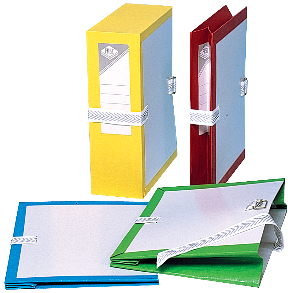 51894589322c71b201 FAST Archivmappe mit Metallschnalle, dehnbar, rot