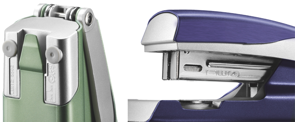 LEITZ Heftgerät Style Nexxt 5562, titan-blau