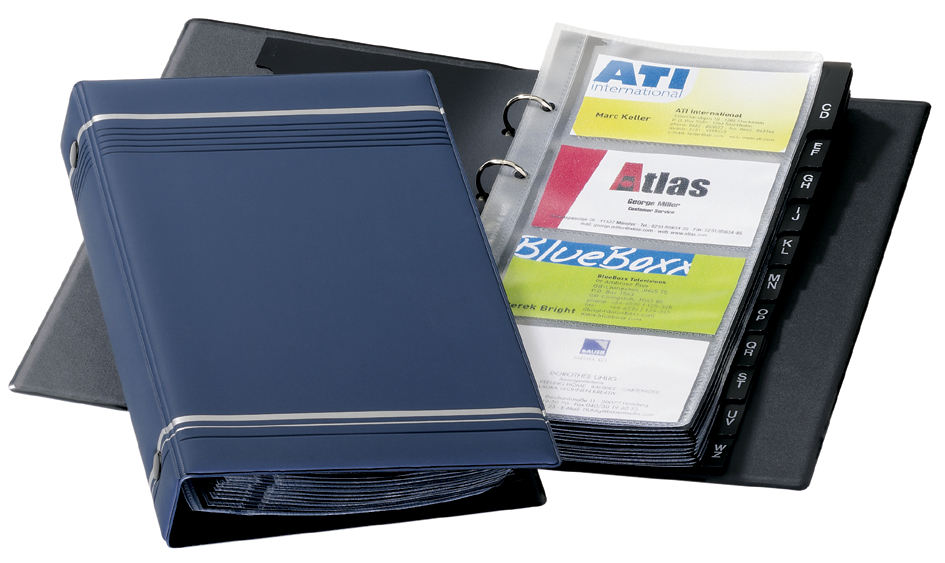 2385_07_GEN_A589375f13af02 DURABLE Visitenkarten-Hüllen, für 8 Visitenkarten, einreihig