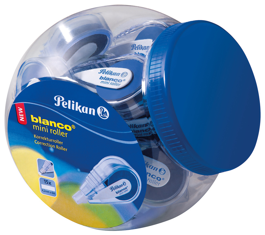 Pelikan Korrekturroller blanco Mini, im Glas
