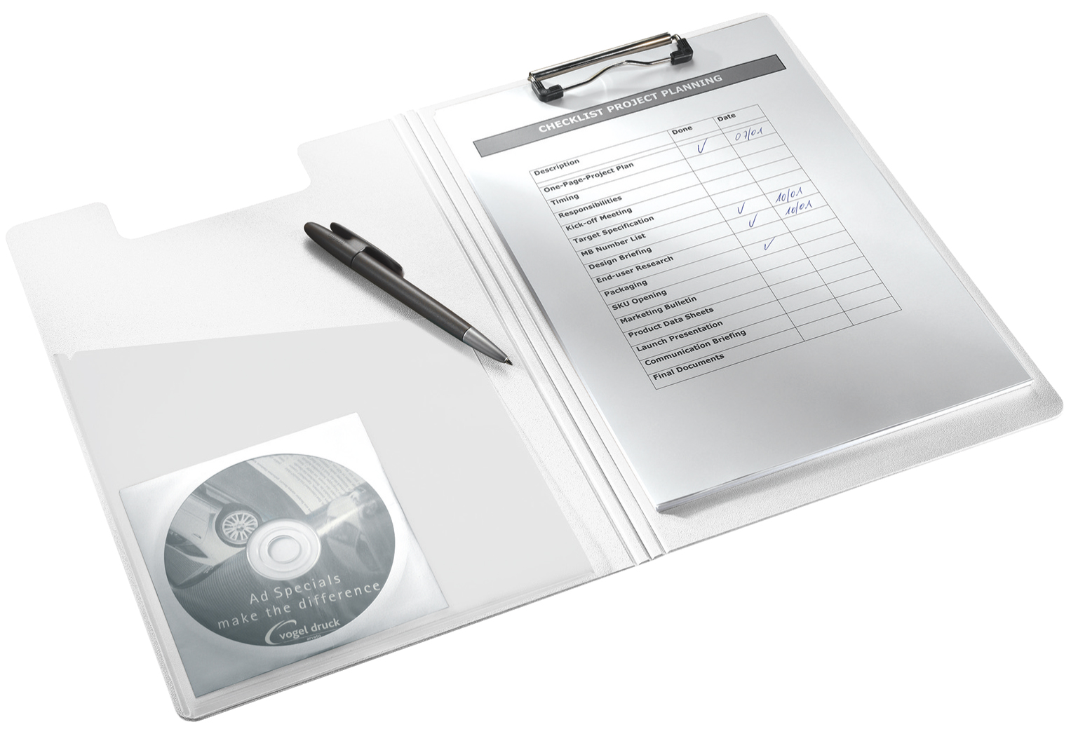 41990044_a2 LEITZ Klemmbrett-Mappe WOW, DIN A4, Polyfoam, pink-metallic