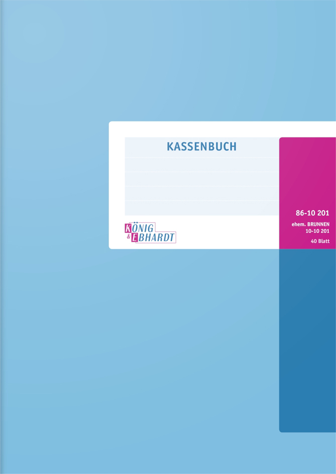 BS_8610201_1 KÖNIG & EBHARDT Kassenbuch, DIN A4, 40 Blatt