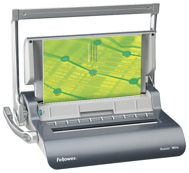 art22083a5e65af0b634452fbffae45bcc7e7125 Draht Bindemaschine 3:1, Fellowes Quasar Wire-1