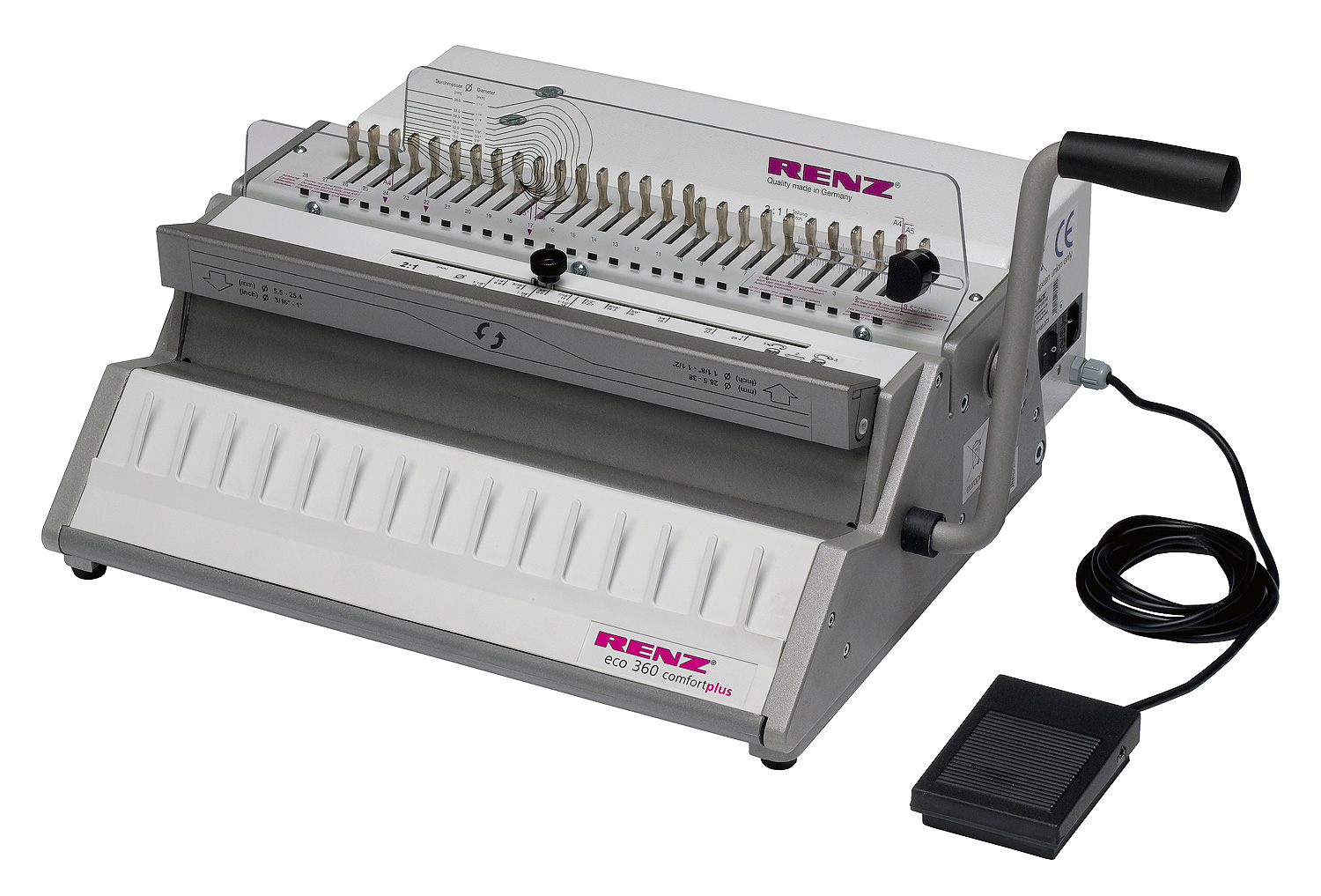 2f7dd63d5dc21b074ee88d225388c28e RENZ eco 360 comfort plus - elektrisches 2:1 Drahtbindegerät
