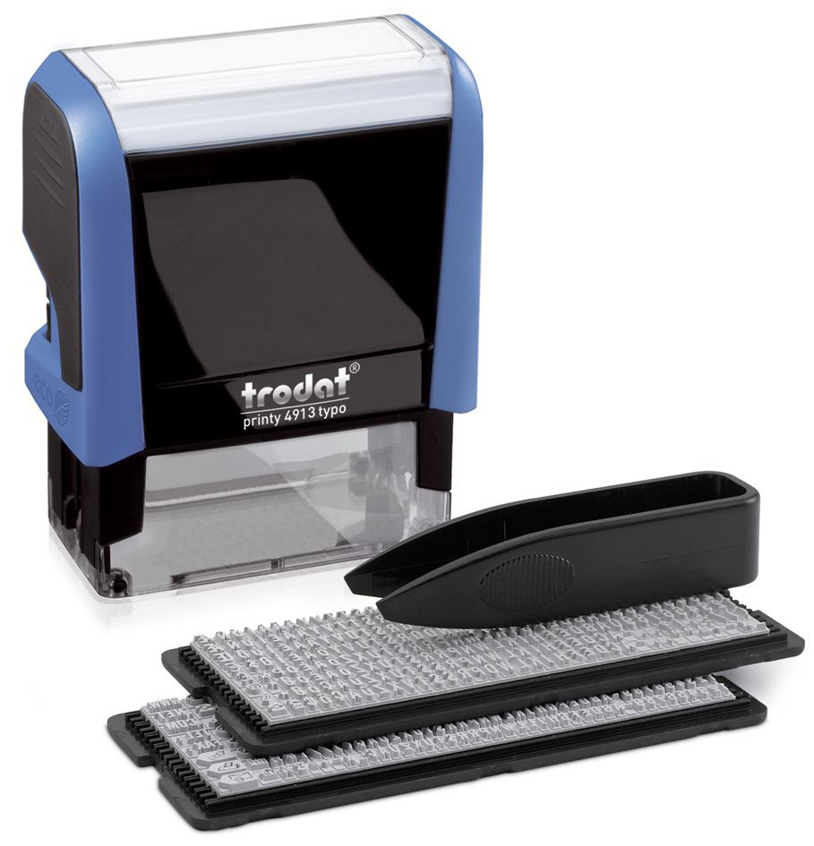 trodat Textstempelautomat Typo Printy Set 4913, 5 Zeilen