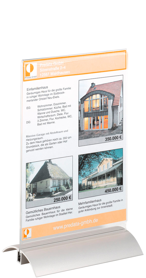 8588-4589afd0d840cd DURABLE Tischaufsteller PRESENTER, DIN A5, transparent