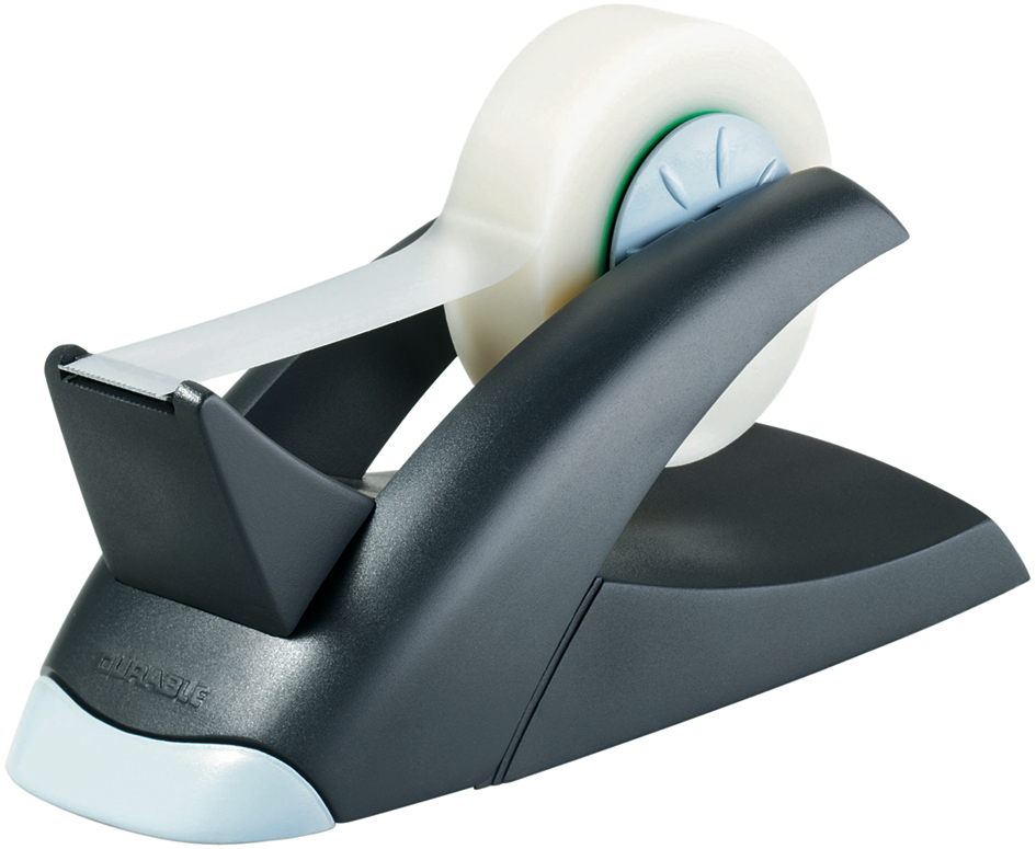 7717_01_B DURABLE Tischabroller TAPE DISPENSER VEGAS, schwarz/silber
