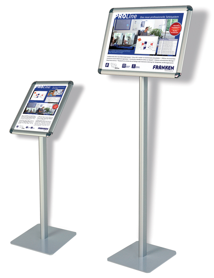FRANKEN Infoständer ´Standard´, DIN A4 quer, Höhe: 725 mm