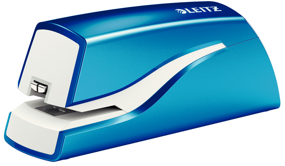 5566103658936686ba7d7 LEITZ Elektrisches Heftgerät WOW, eisblau