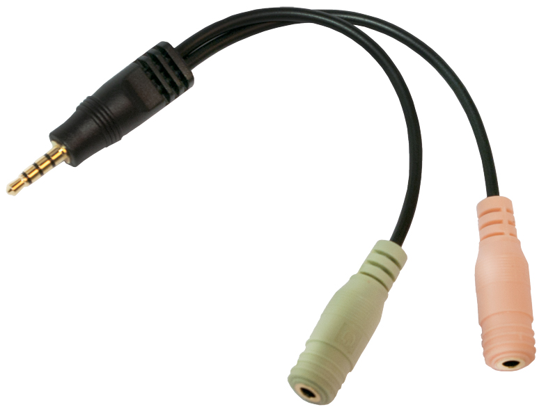 CA0021 LogiLink Audiokabel, Klinkenstecker - 2 x Klinkenkupplung