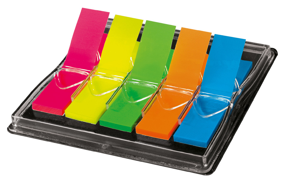 KHN489-1 sigel Haftstreifen ´Z-Marker´ Film Mini Neon, 12 x 45 mm