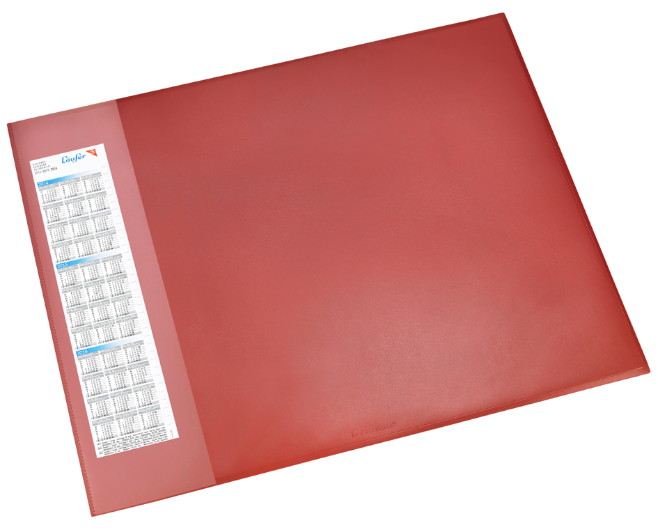 lf41654b Läufer Schreibunterlage DURELLA D1, 520 x 650 mm, rot