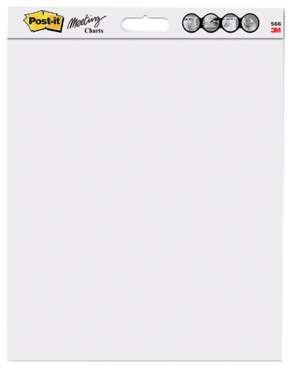 MC55958935b80463c4 Post-it Meeting Chart Block ´Wall Pad´, 508 x 584 mm, weiß