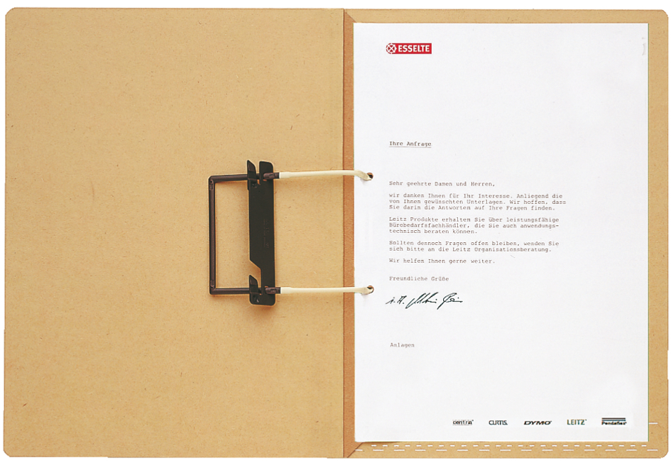 21890000 LEITZ Pendelhefter, mit Schlauchheftung, A4, natron