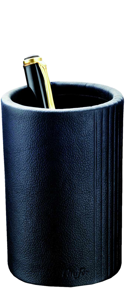 36396_La-Linea-Koecher589326795a403 Läufer Stifteköcher LA LINEA, aus Leder, weiß