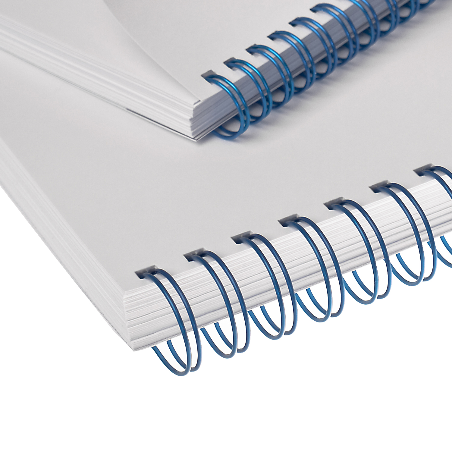 3813a45aa0f2d267697b85b19a7d14d7 RENZ Drahtbinderücken, Teilung 3:1, 5.5 mm - blau metallic