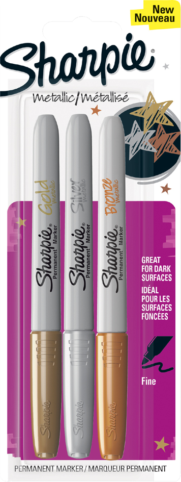1849114 Sharpie Permanent-Marker Metallic, gold