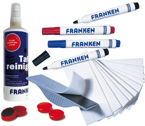 Z1941-X FRANKEN Weißwandtafel-Zubehörset X-tra!Line