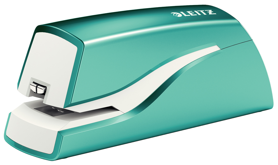 LEITZ Elektrisches Heftgerät WOW, blau-metallic