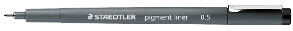 308_05-9_offen58933913b3e14 STAEDTLER Pigmentliner, schwarz, Strichstärke: 0,3 mm