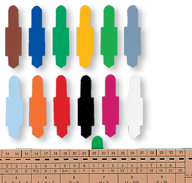 100420853 ELBA Stecksignal, dunkelgrün