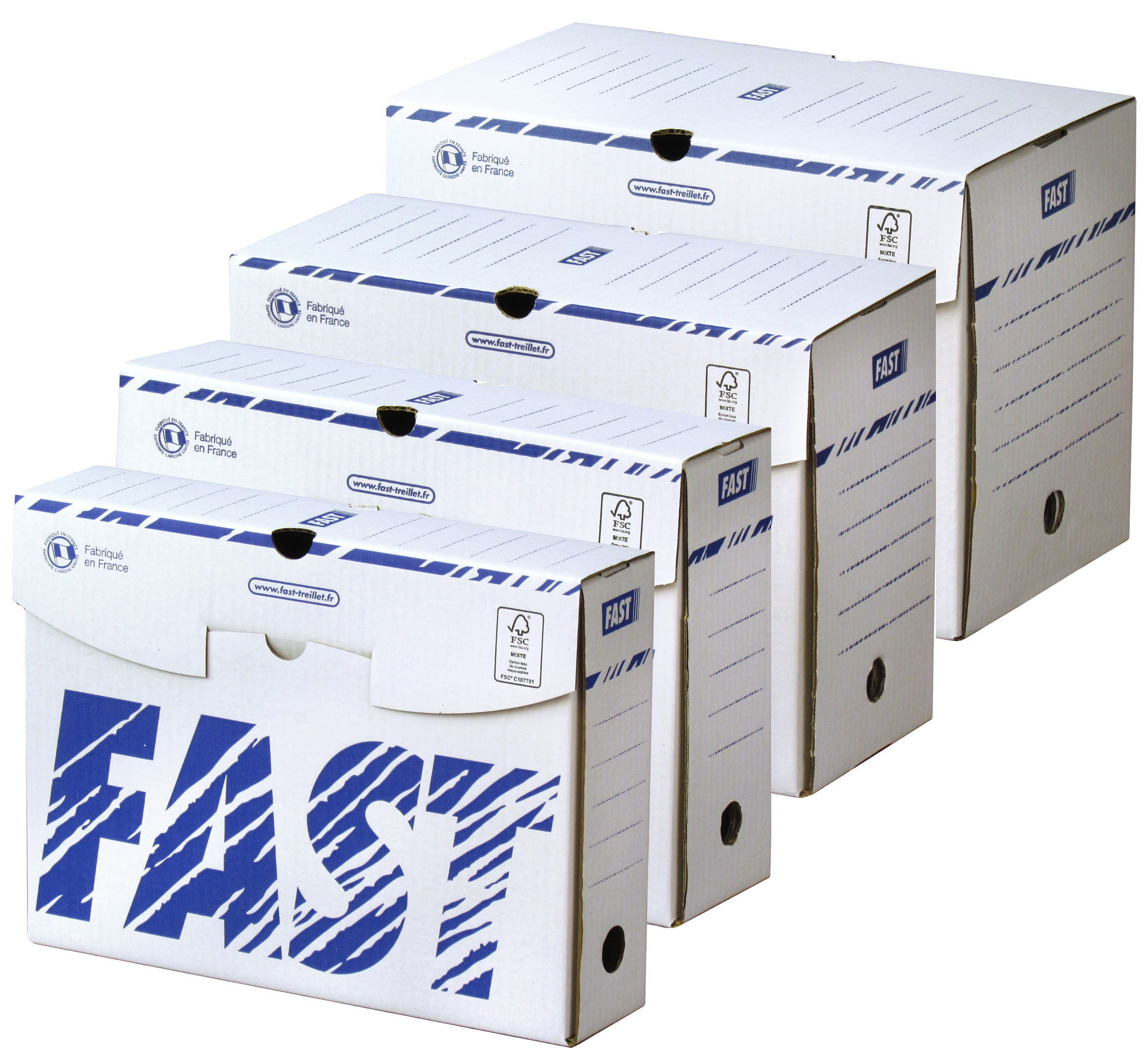 7450002758935b3fa5bae FAST Archiv-Schachtel, 250 x 330 mm, Rückenbreite: 200 mm