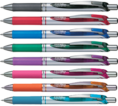 BL77A58932f06dbab8 Pentel Liquid Gel-Tintenroller Energel BL77, hellblau