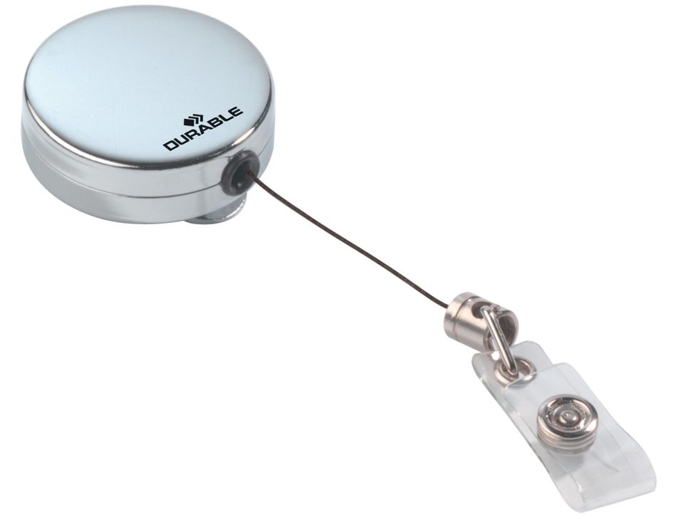8225_23_GEN_C DURABLE Ausweishalter Chrom, metallic-silber