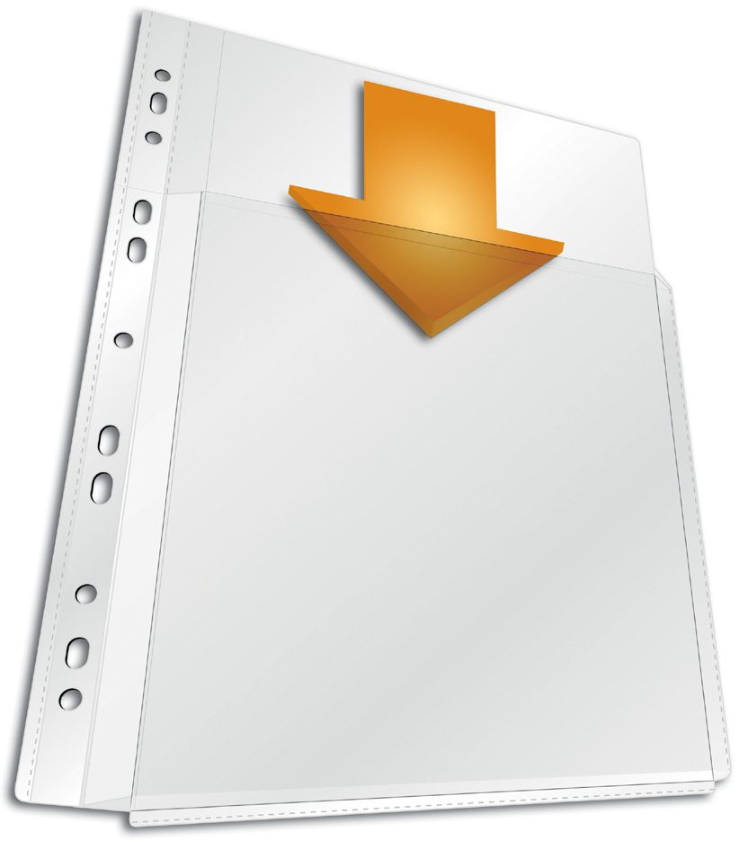 2667_19_ILL_A DURABLE Prospekthülle MAXI, DIN A4, PP, transparent genarbt